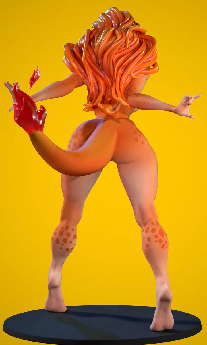 Charmelle - Waifumon | Fan Art | 3D Printed Resin Model Garage Kit | *Un-Painted* | SiryllArt 7