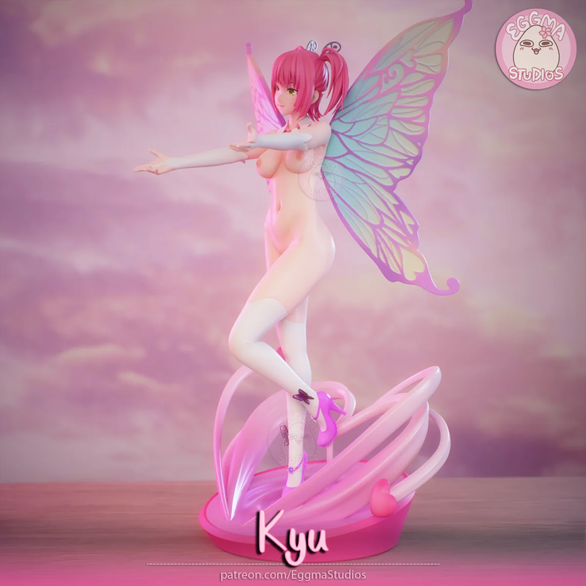 Kyu Sugardust | Fan Art | 3D Printed Resin Model Garage Kit | *Un-Painted* | EggmaStudios 11