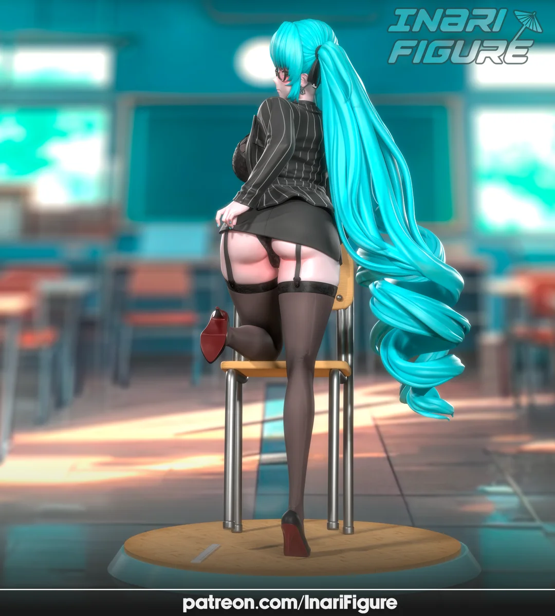Privaty | Fan Art | 3D Printed Resin Model Garage Kit | *Un-Painted* | Inari Figure 5
