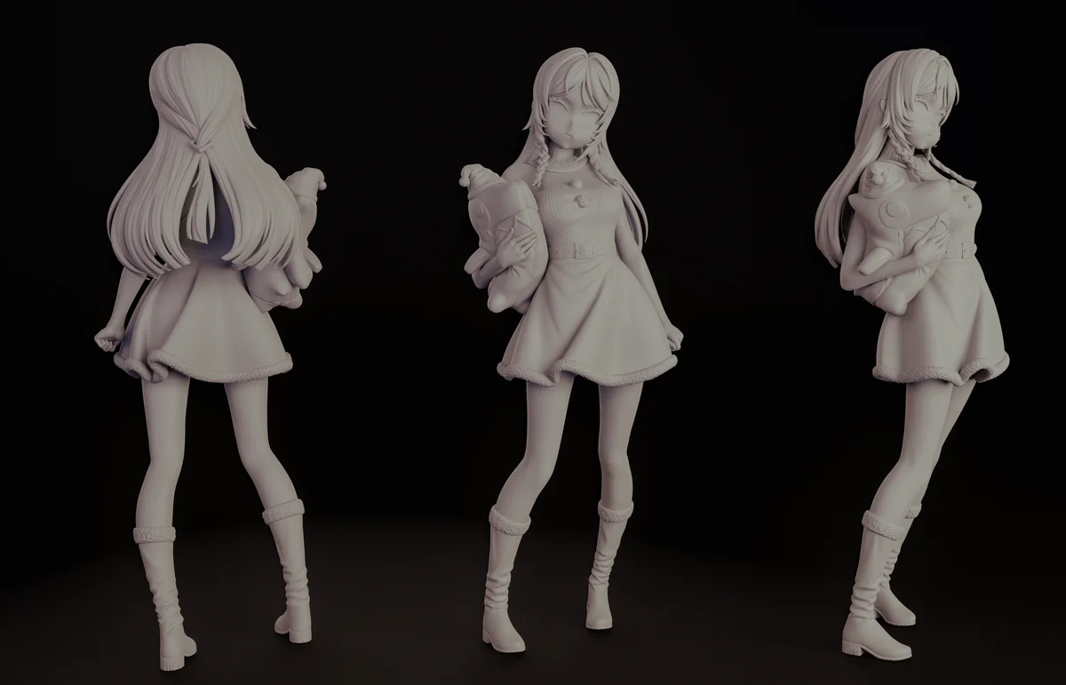 Citlali | Fan Art | 3D Printed Resin Model Garage Kit | *Un-Painted* | Inari Figure 8