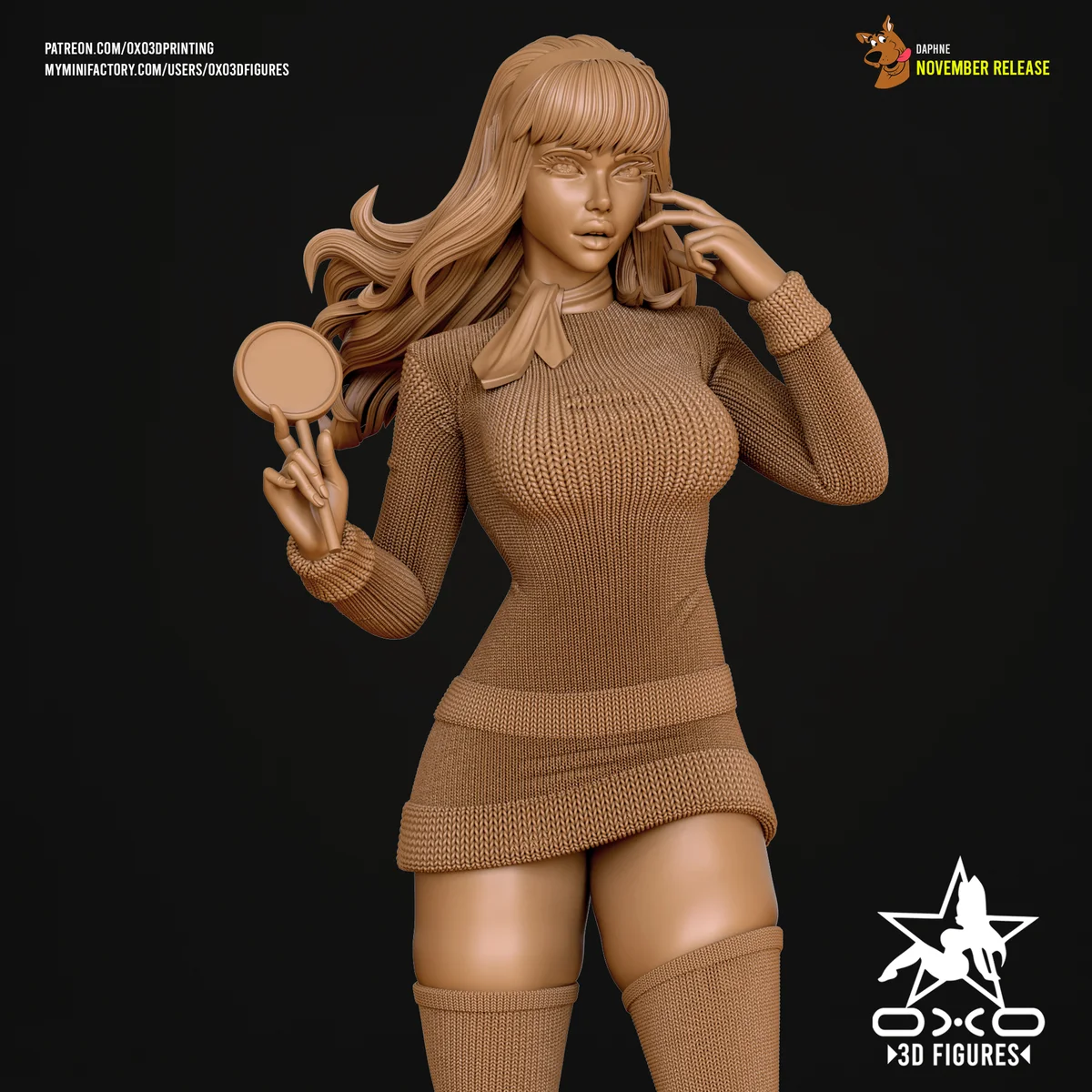 Daphne | Fan Art | 3D Printed Resin Model Garage Kit | *Un-Painted* | OXO3D 5