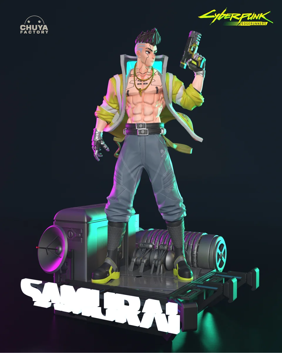 David Martinez | Fan Art | 3D Printed Resin Model Garage Kit | *Un-Painted* | Chuya Factory 4