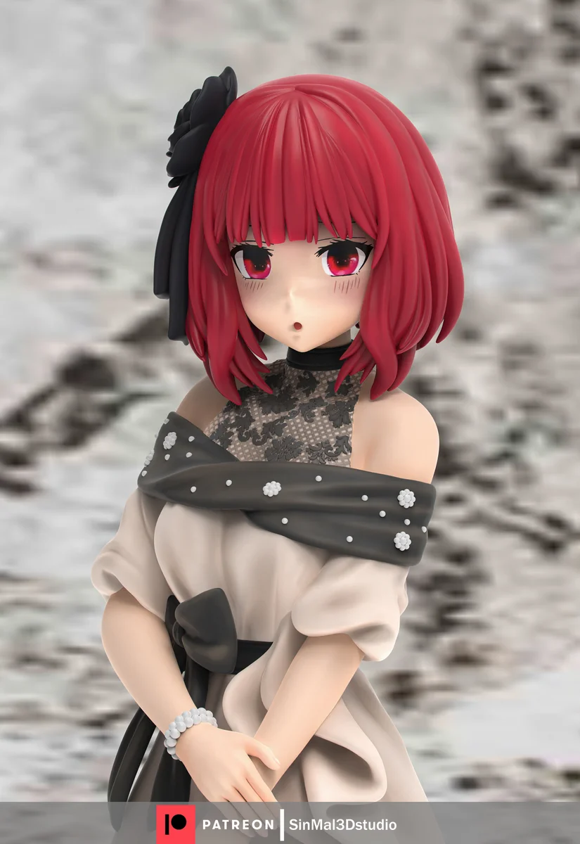 Kana Arima | Fan Art | 3D Printed Resin Model Garage Kit | *Un-Painted* | Sin3Dstudio
