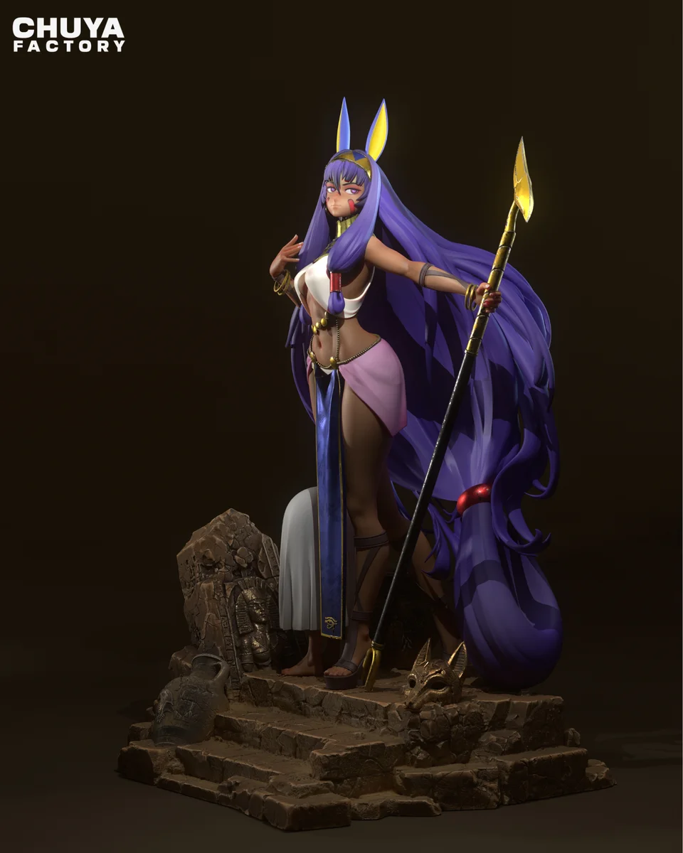 Nitocris | Fan Art | 3D Printed Resin Model Garage Kit | *Un-Painted* | Chuya Factory 3