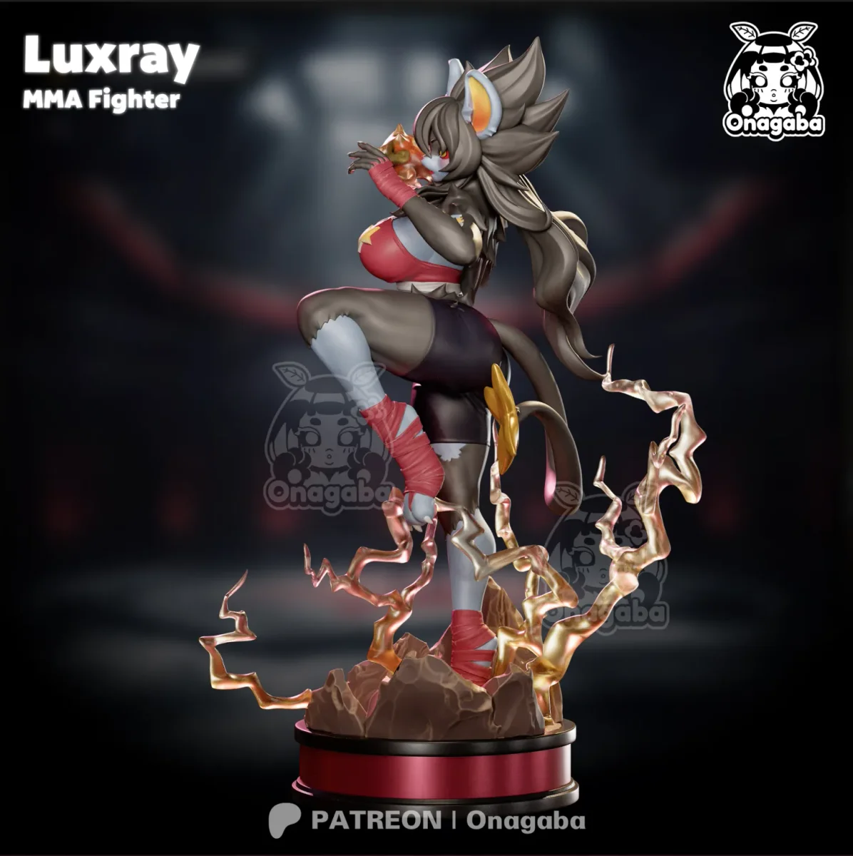 Luxray | Fan Art | 3D Printed Resin Model Garage Kit | *Un-Painted* | ONAGABA 15