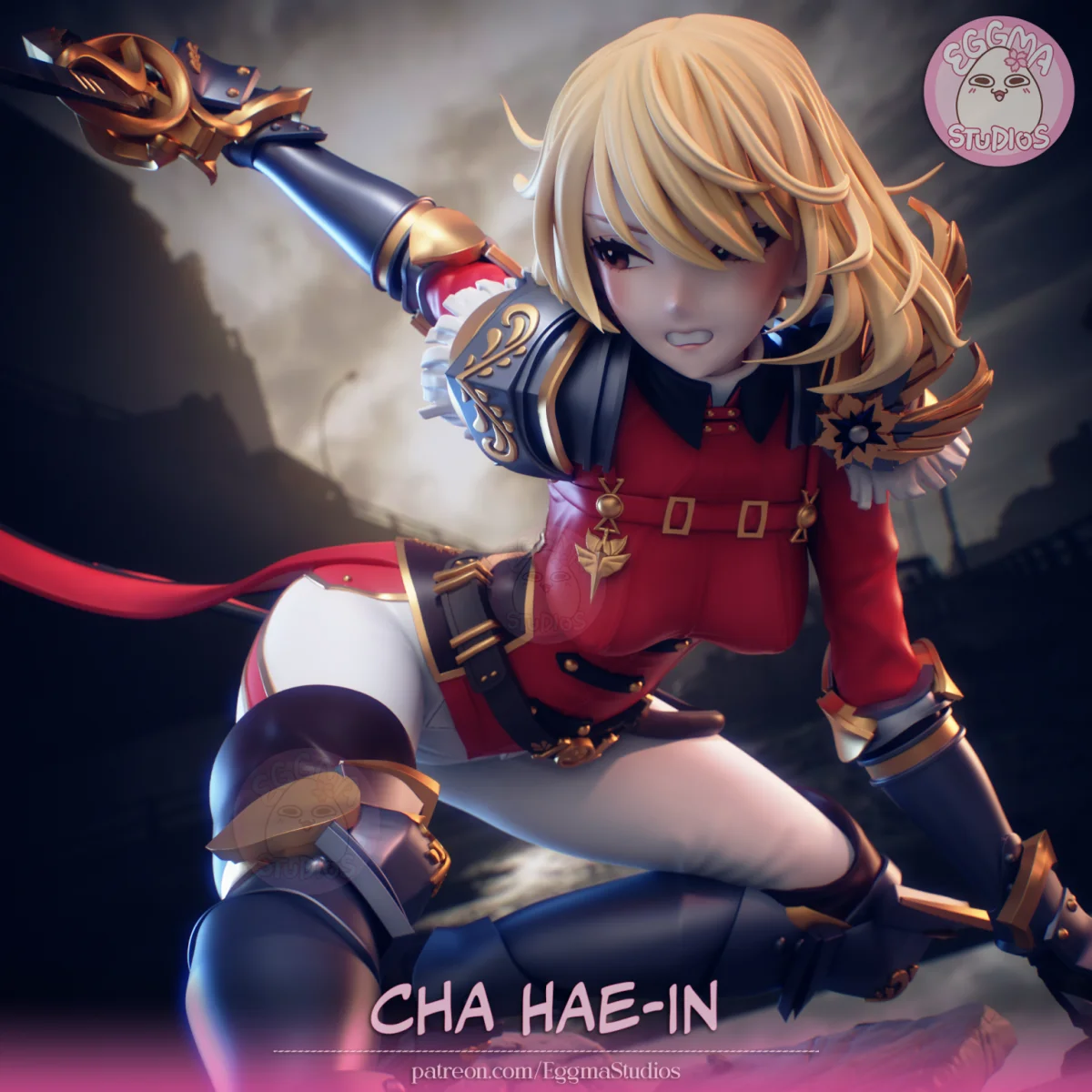 Cha Hae-In | Fan Art | 3D Printed Resin Model Garage Kit | *Un-Painted* | EggmaStudios