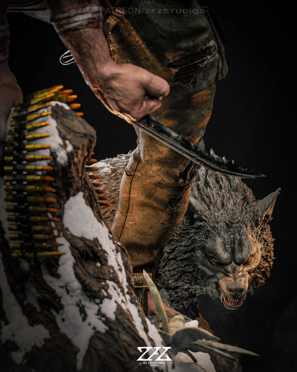 Wolverine | Fan Art | 3D Printed Resin Model Garage Kit | *Un-Painted* | ZEZ Studio 12