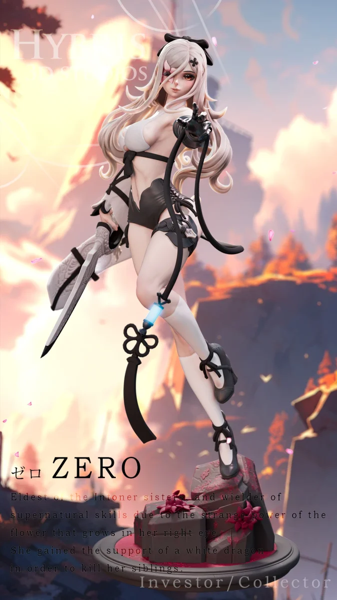 Zero | Fan Art | 3D Printed Resin Model Garage Kit | *Un-Painted* | Hybris Studios 3