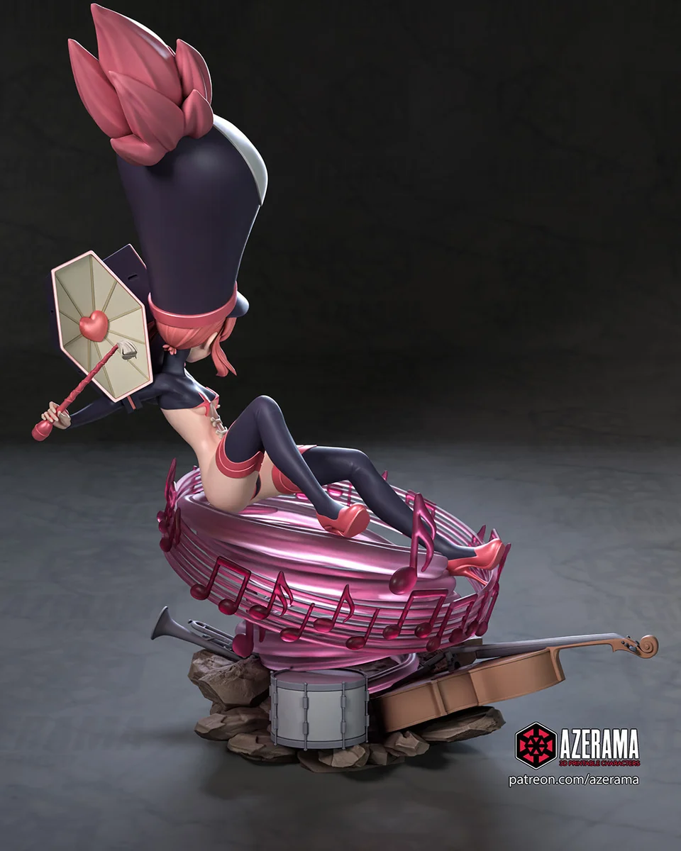 Nonon Jakuzure | Fan Art | 3D Printed Resin Model Garage Kit | *Un-Painted* | Azerama 3