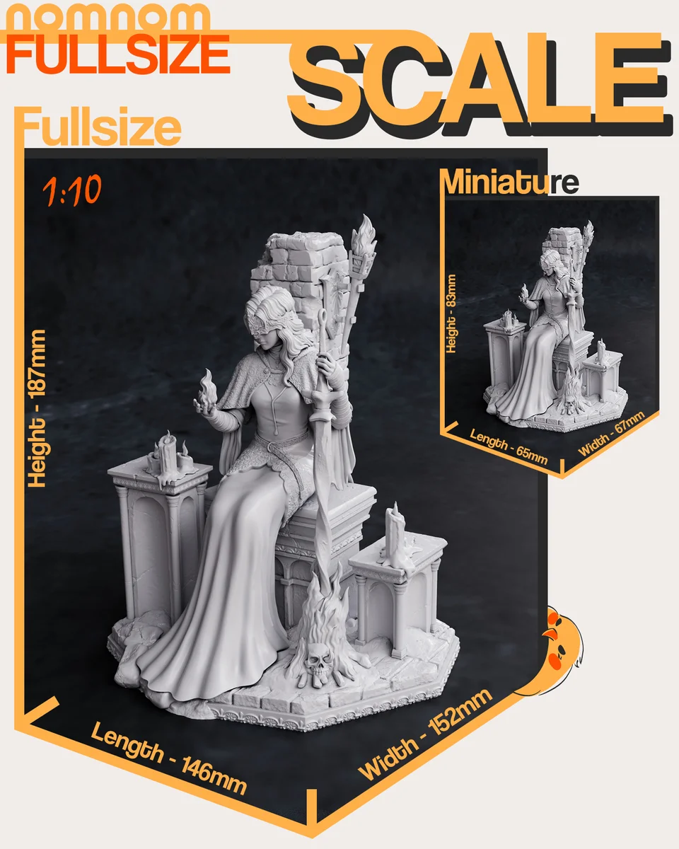 Fire keeper | Fan Art | 3D Printed Resin Model Garage Kit | *Un-Painted* | Nomnom 4
