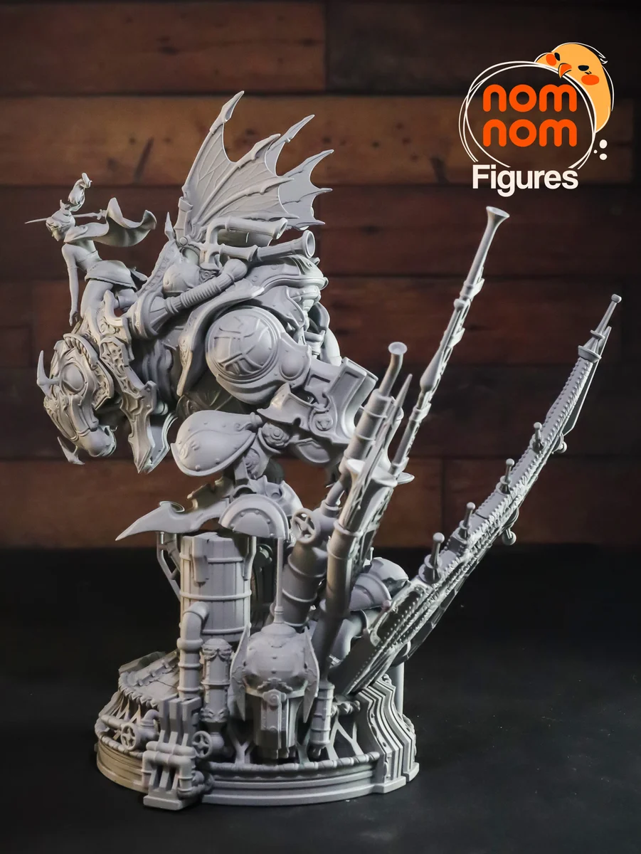 Terra with Magitek | Fan Art | 3D Printed Resin Model Garage Kit | *Un-Painted* | Nomnom 17
