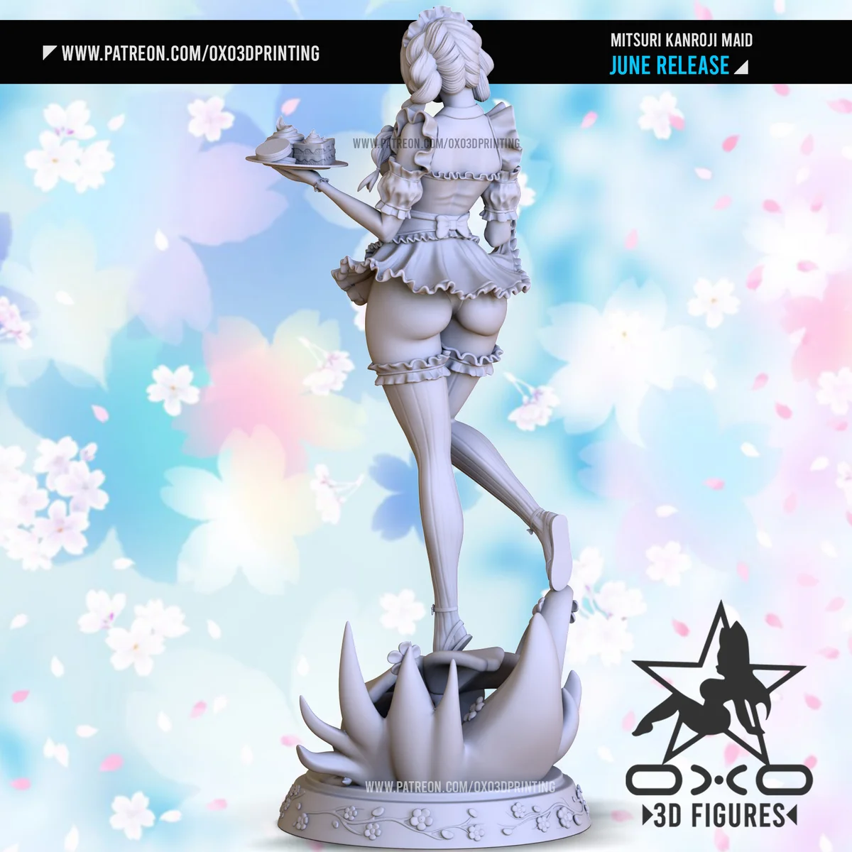 Mitsuri Kanroji | Fan Art | 3D Printed Resin Model Garage Kit | *Un-Painted* | OXO3D 7