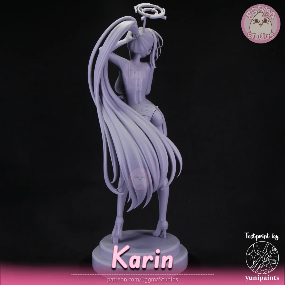 Karin | Fan Art | 3D Printed Resin Model Garage Kit | *Un-Painted* | EggmaStudios 15