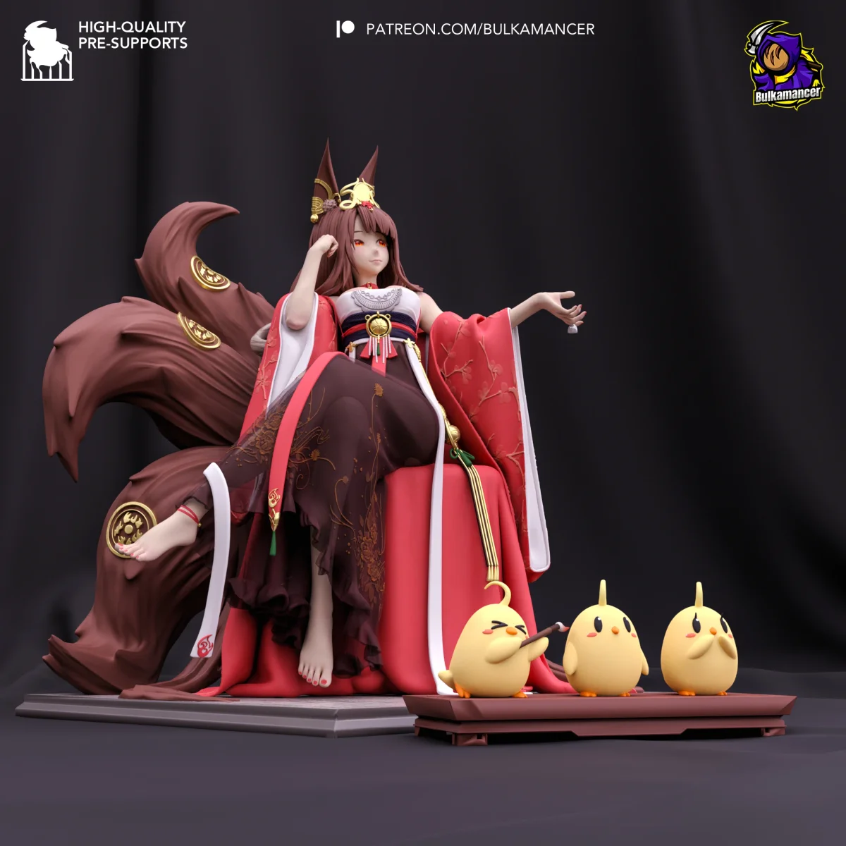 Akagi | Fan Art | 3D Printed Resin Model Garage Kit | *Un-Painted* | Bulkamancer 3