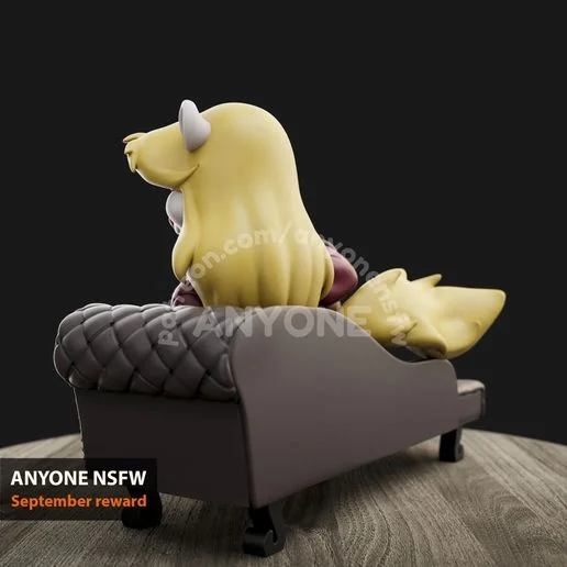 Minerva Mink | Fan Art | 3D Printed Resin Model Garage Kit | *Un-Painted* | AnyoneNSFW 3