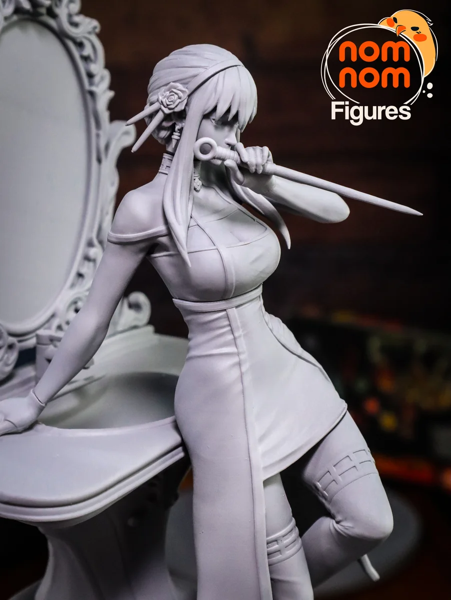 Yor Forger | Fan Art | 3D Printed Resin Model Garage Kit | *Un-Painted* | Nomnom 9
