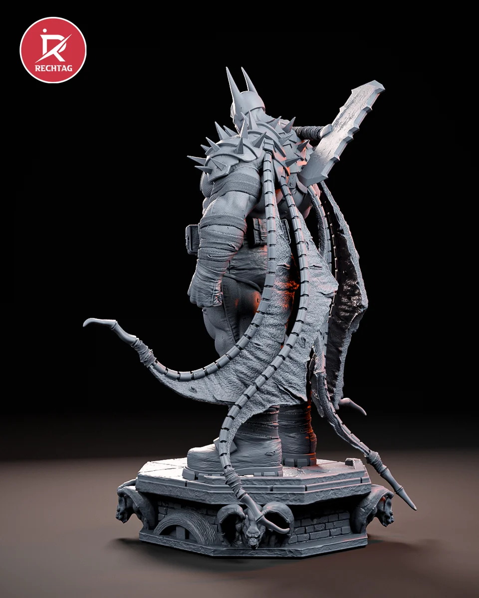 Absolute Batman | Fan Art | 3D Printed Resin Model Garage Kit | *Un-Painted* | Rechtag 3