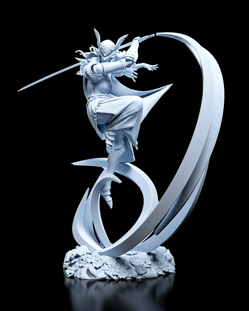 Malenia | Fan Art | 3D Printed Resin Model Garage Kit | *Un-Painted* | H3LL Creator 3