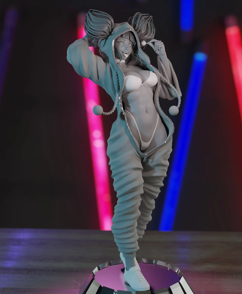 Martial Artist | Fan Art | 3D Printed Resin Model Garage Kit | *Un-Painted* | Momoji 8