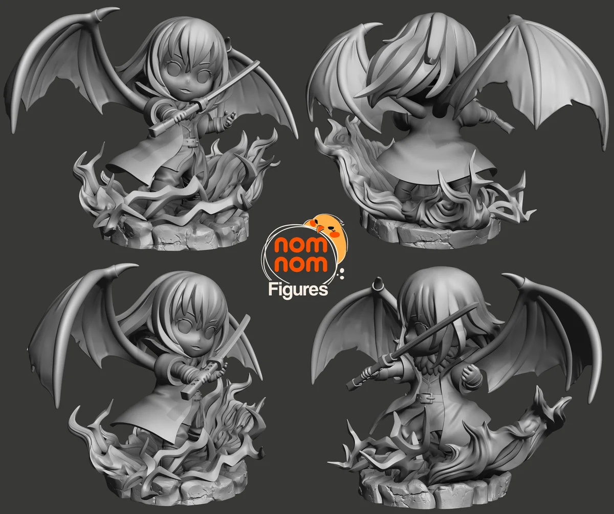 Chibi Rimuru | Fan Art | 3D Printed Resin Model Garage Kit | *Un-Painted* | Nomnom 4