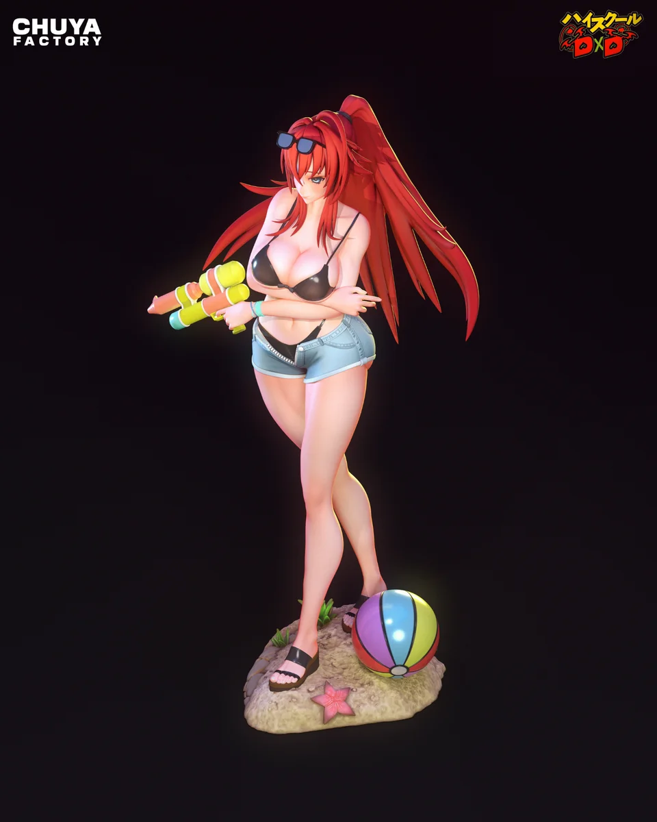 Rias Gremory | Fan Art | 3D Printed Resin Model Garage Kit | *Un-Painted* | Chuya Factory 17