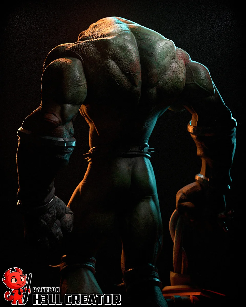 Zitz | Fan Art | 3D Printed Resin Model Garage Kit | *Un-Painted* | H3LL Creator 6