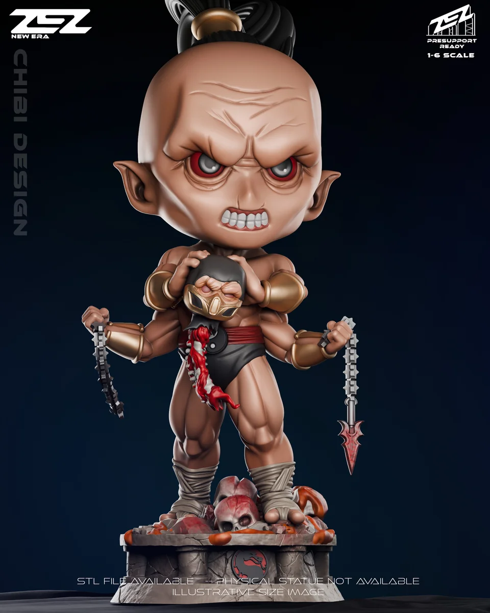 Chibi Goro | Fan Art | 3D Printed Resin Model Garage Kit | *Un-Painted* | ZEZ Studio