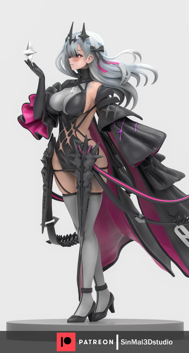 Modernia | Fan Art | 3D Printed Resin Model Garage Kit | *Un-Painted* | Sin3Dstudio 5