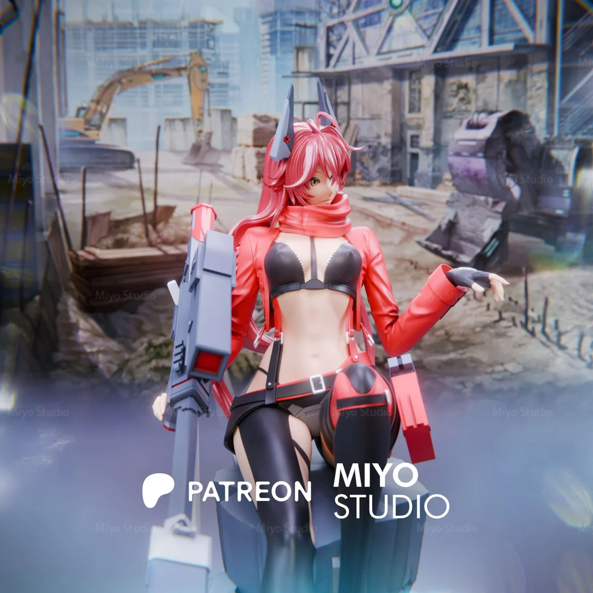 Red Hood | Fan Art | 3D Printed Resin Model Garage Kit | *Un-Painted* | MiyoStudio 4