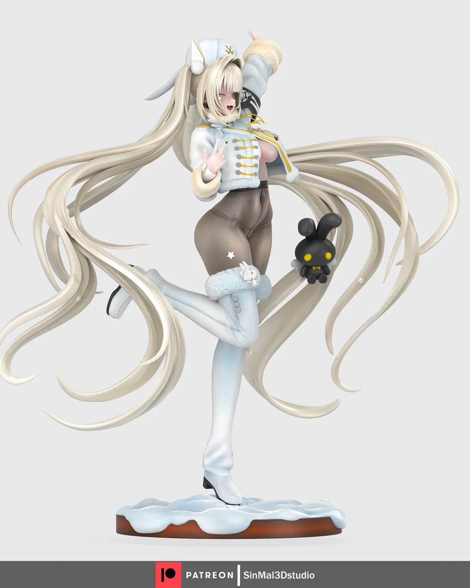 Blanc | Fan Art | 3D Printed Resin Model Garage Kit | *Un-Painted* | Sin3Dstudio 5