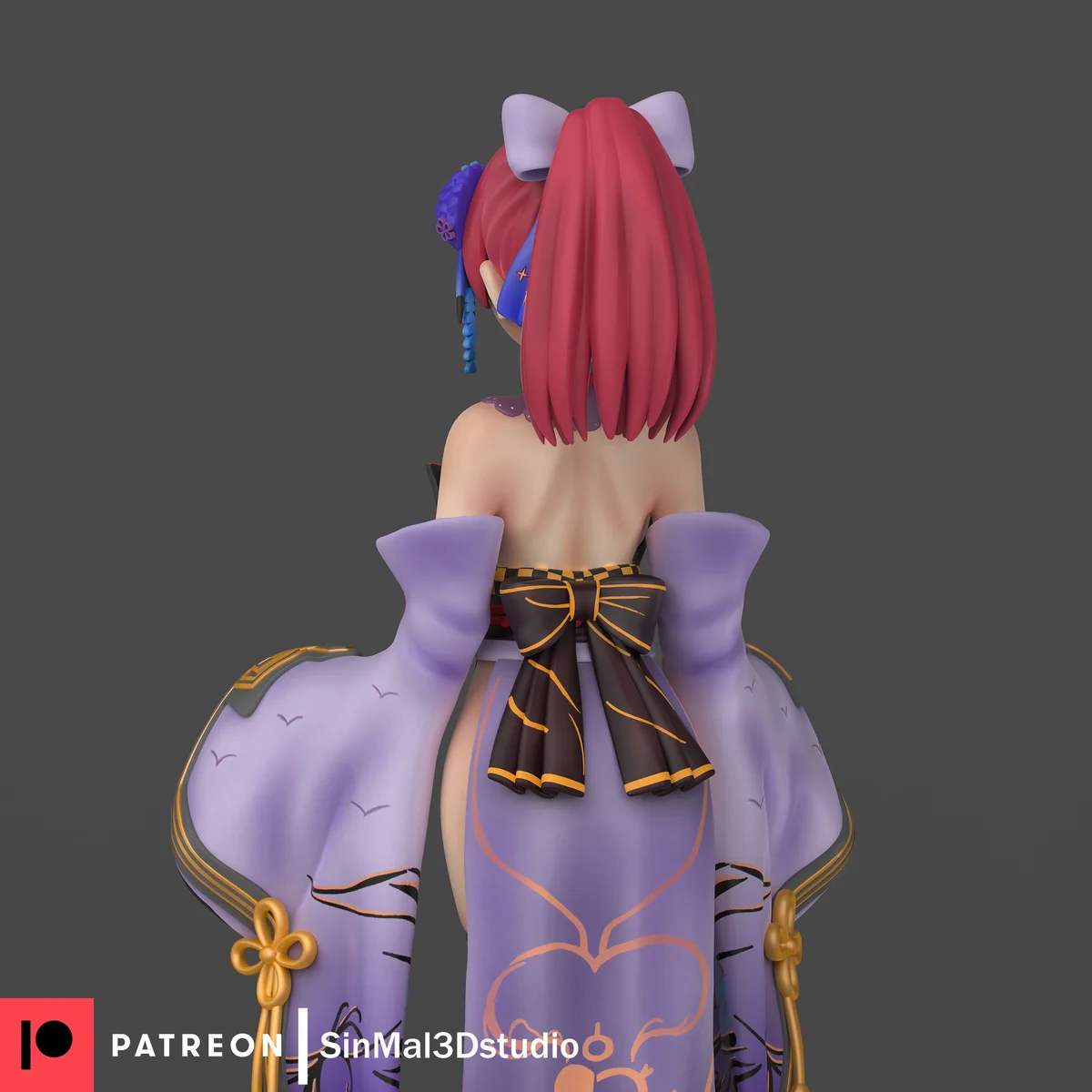 Marine Houshou | Fan Art | 3D Printed Resin Model Garage Kit | *Un-Painted* | Sin3Dstudio 7