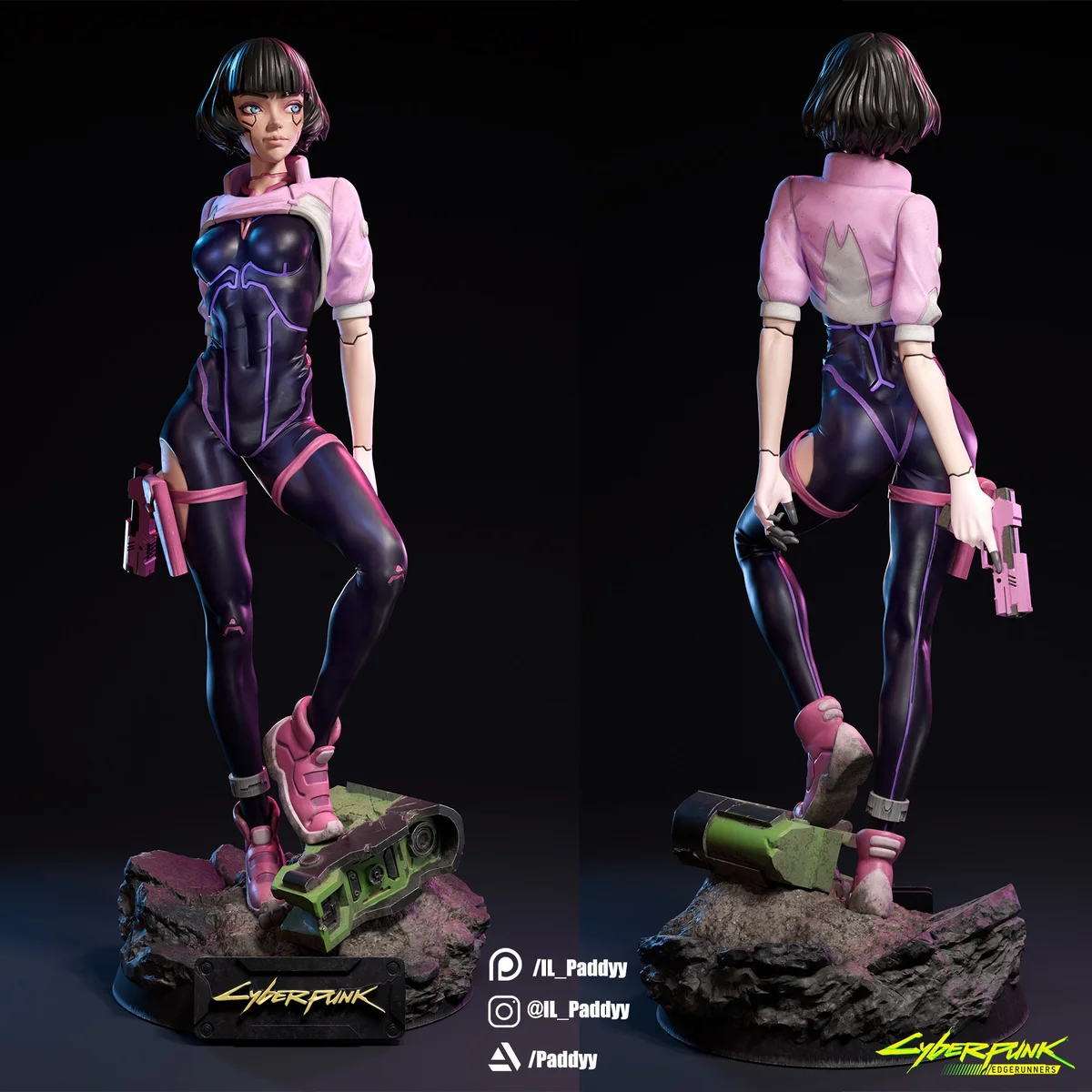 Sasha | Fan Art | 3D Printed Resin Model Garage Kit | *Un-Painted* | Il Paddyy 3