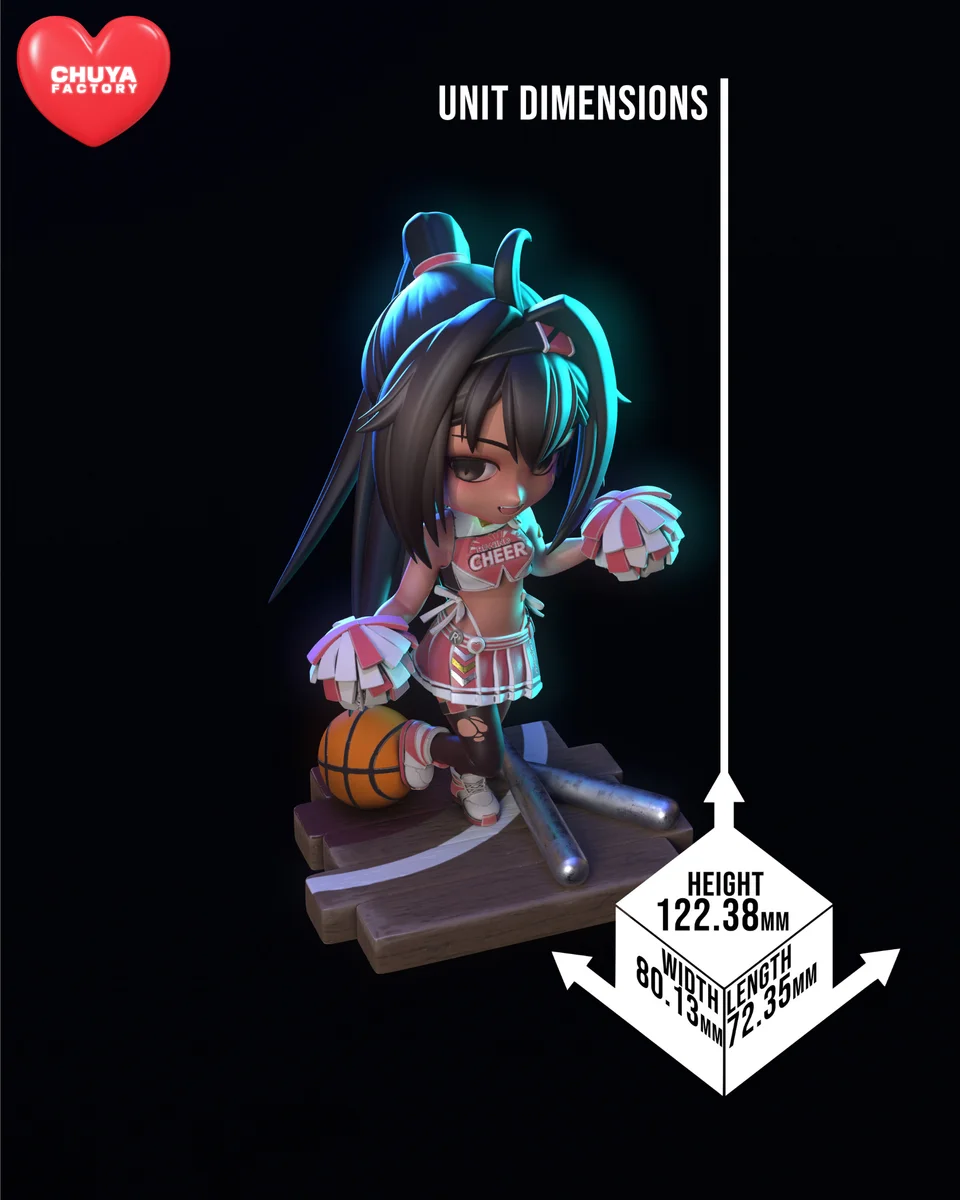 Chibi Bay | Fan Art | 3D Printed Resin Model Garage Kit | *Un-Painted* | Chuya Factory 12