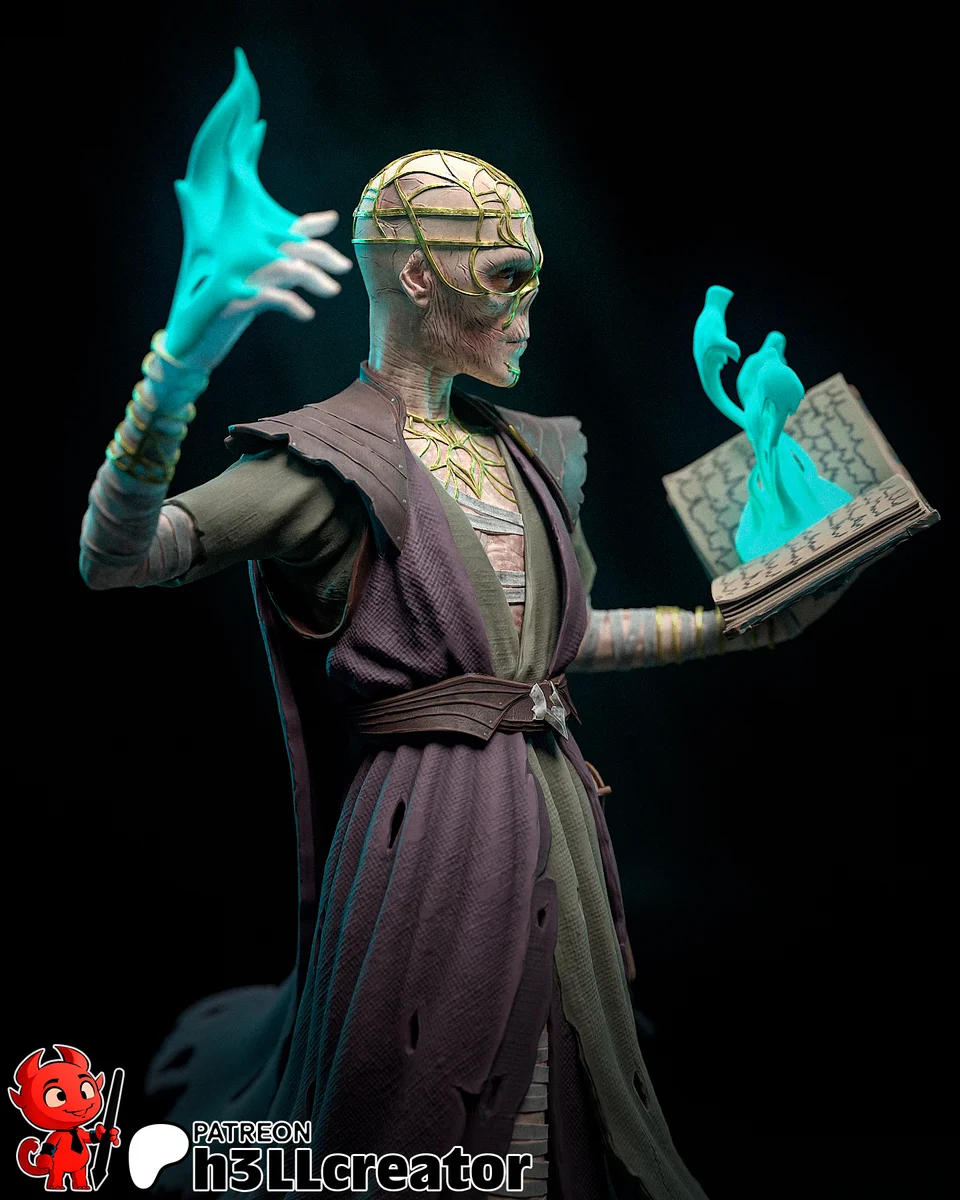 Withers | Fan Art | 3D Printed Resin Model Garage Kit | *Un-Painted* | H3LL Creator 5