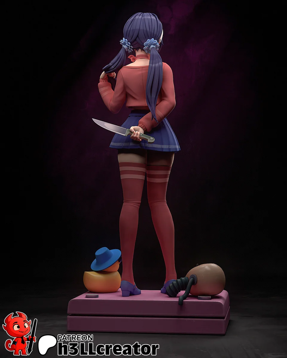 Mita | Fan Art | 3D Printed Resin Model Garage Kit | *Un-Painted* | H3LL Creator 10