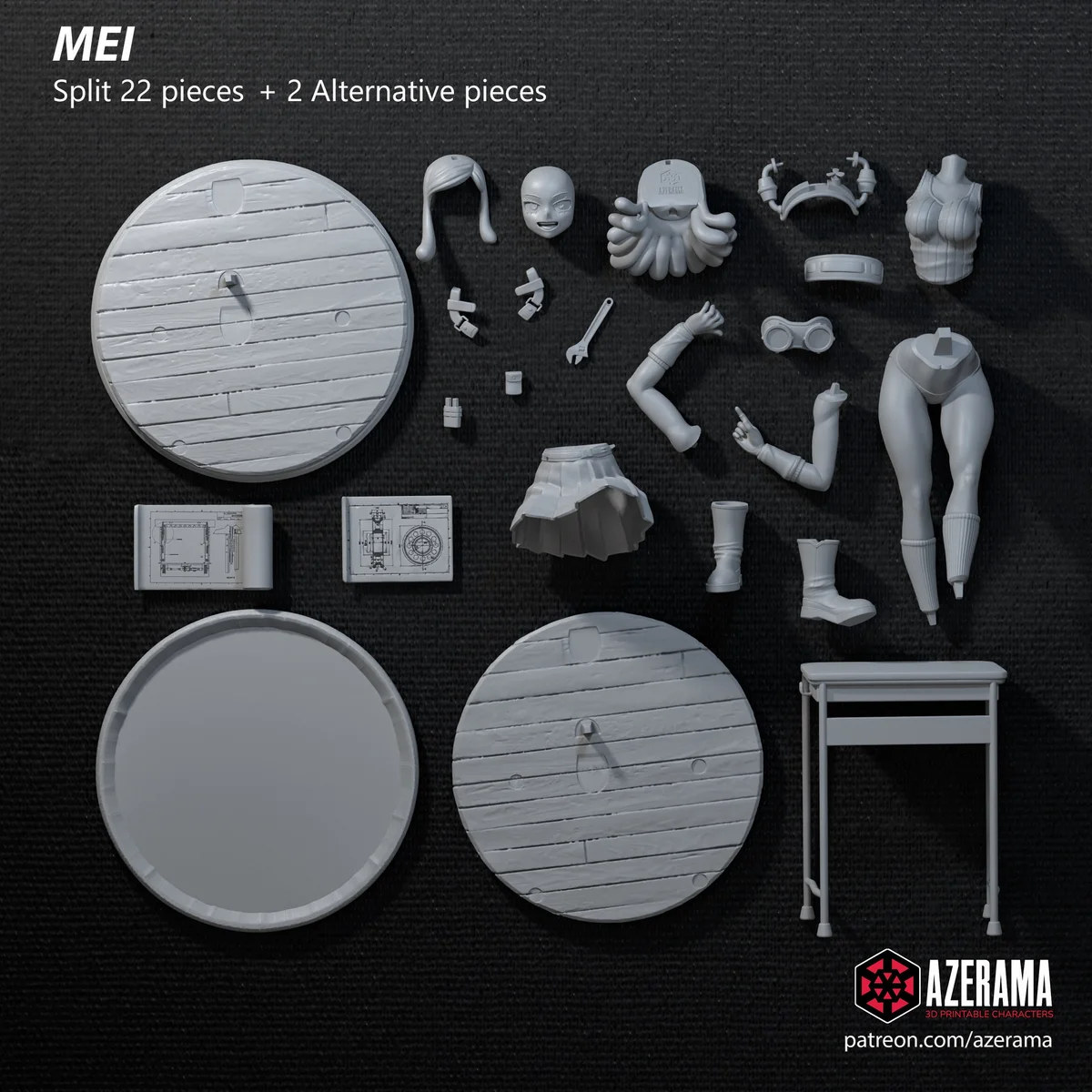 Expert Inventor | Fan Art | 3D Printed Resin Model Garage Kit | *Un-Painted* | Azerama 9