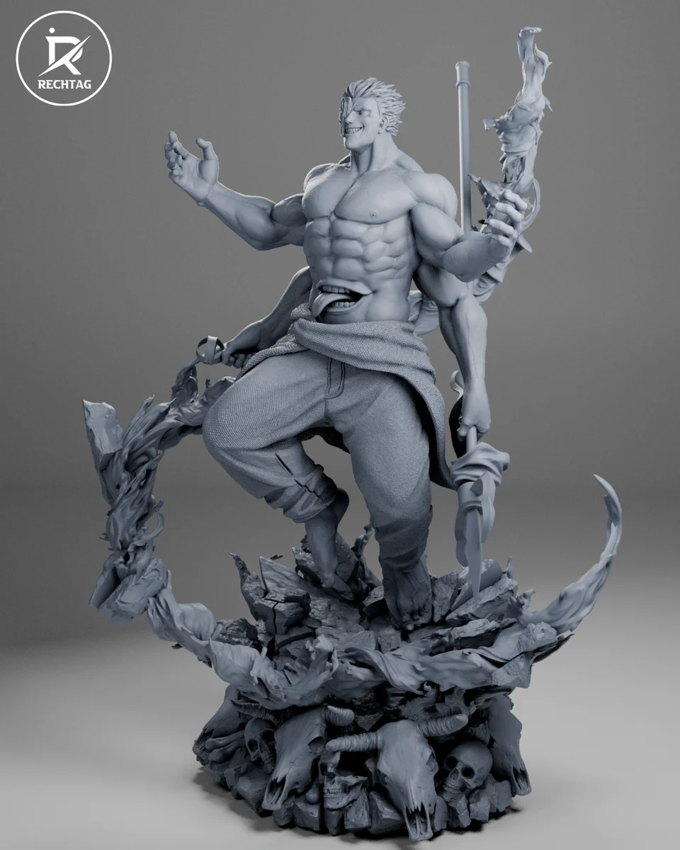 Ryomen Sukuna | Fan Art | 3D Printed Resin Model Garage Kit | *Un-Painted* | Rechtag 10