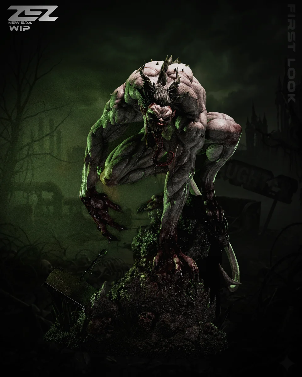 Joker Absolute | Fan Art | 3D Printed Resin Model Garage Kit | *Un-Painted* | ZEZ Studio 9