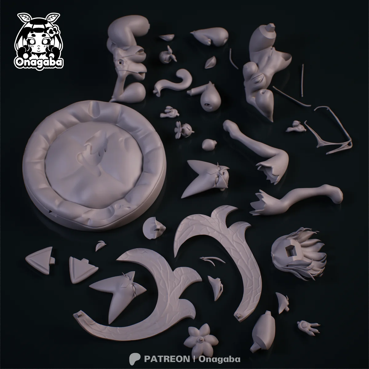 Meowscarada | Fan Art | 3D Printed Resin Model Garage Kit | *Un-Painted* | ONAGABA 11