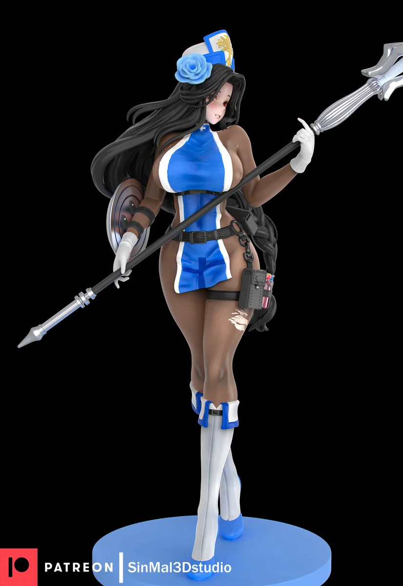 Maiden: Ice Rose | Fan Art | 3D Printed Resin Model Garage Kit | *Un-Painted* | Sin3Dstudio 5