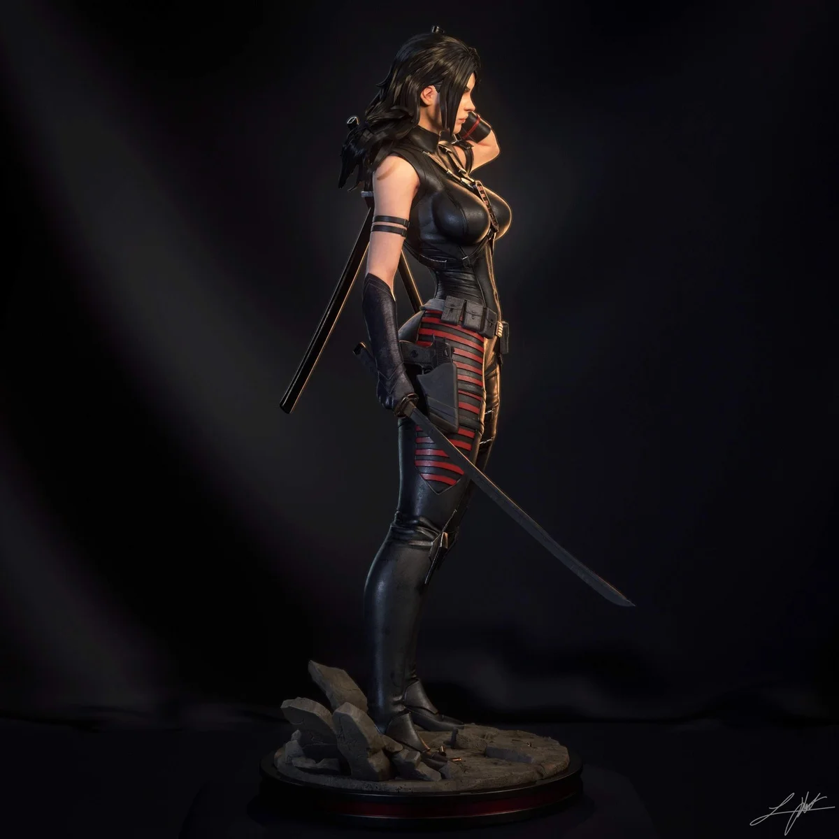 Snake Eyes II | Fan Art | 3D Printed Resin Model Garage Kit | *Un-Painted* | Abe3D 6