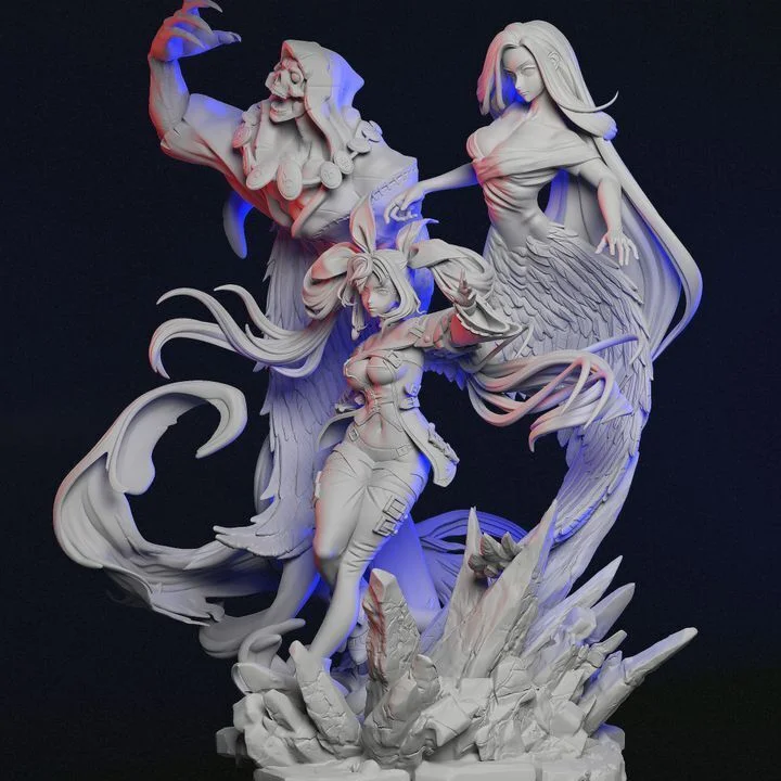 Dizzy | Fan Art | 3D Printed Resin Model Garage Kit | *Un-Painted* | Chuya Factory 6