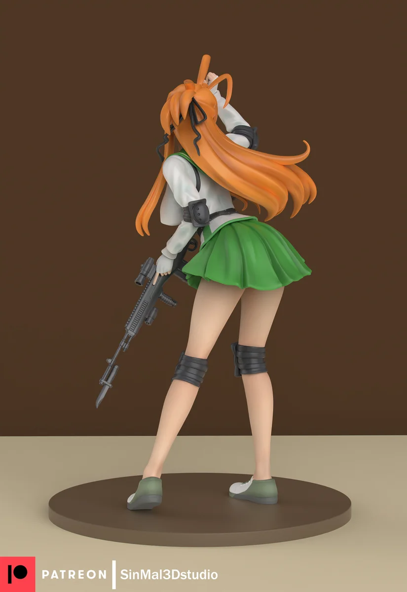 Rei Miyamoto | Fan Art | 3D Printed Resin Model Garage Kit | *Un-Painted* | Sin3Dstudio 5
