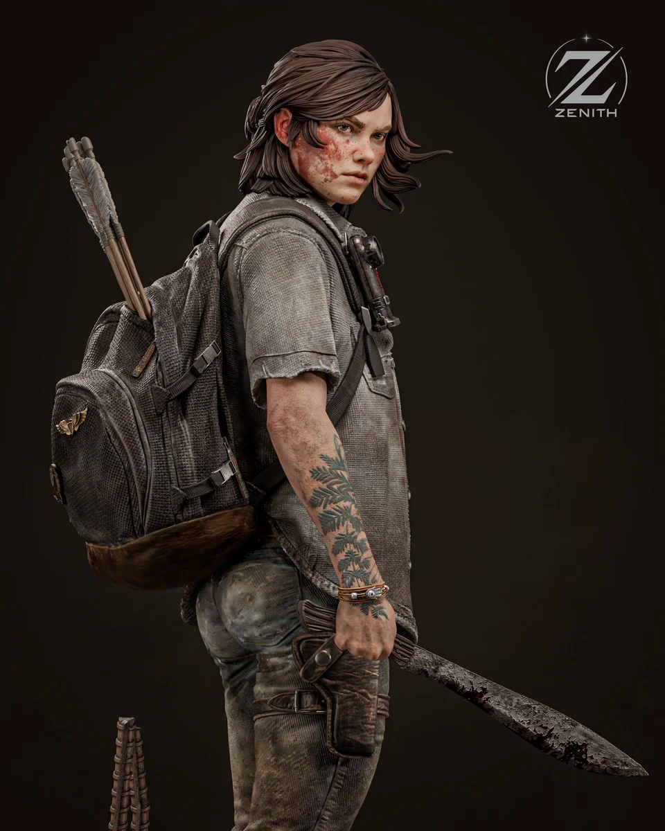 Ellie Willians | Fan Art | 3D Printed Resin Model Garage Kit | *Un-Painted* | Zenith Studios 4