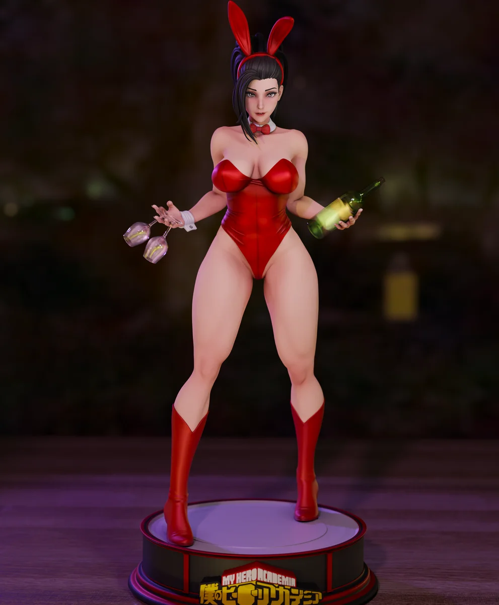Momo Yaoyorozu | Fan Art | 3D Printed Resin Model Garage Kit | *Un-Painted* | Momoji 9