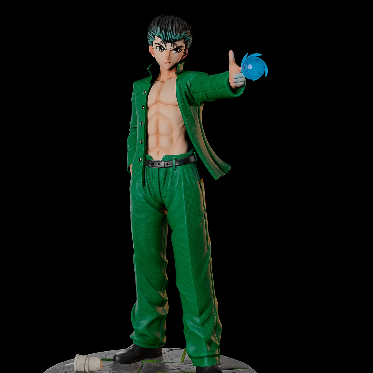 Yusuke Urameshi | Fan Art | 3D Printed Resin Model Garage Kit | *Un-Painted* | Momoji 7