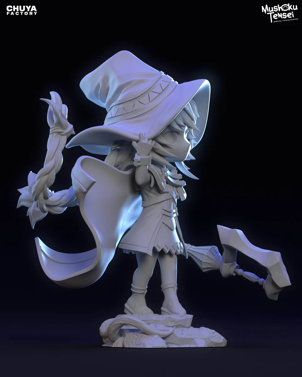 Chibi Roxy Migurdia | Fan Art | 3D Printed Resin Model Garage Kit | *Un-Painted* | Chuya Factory 8