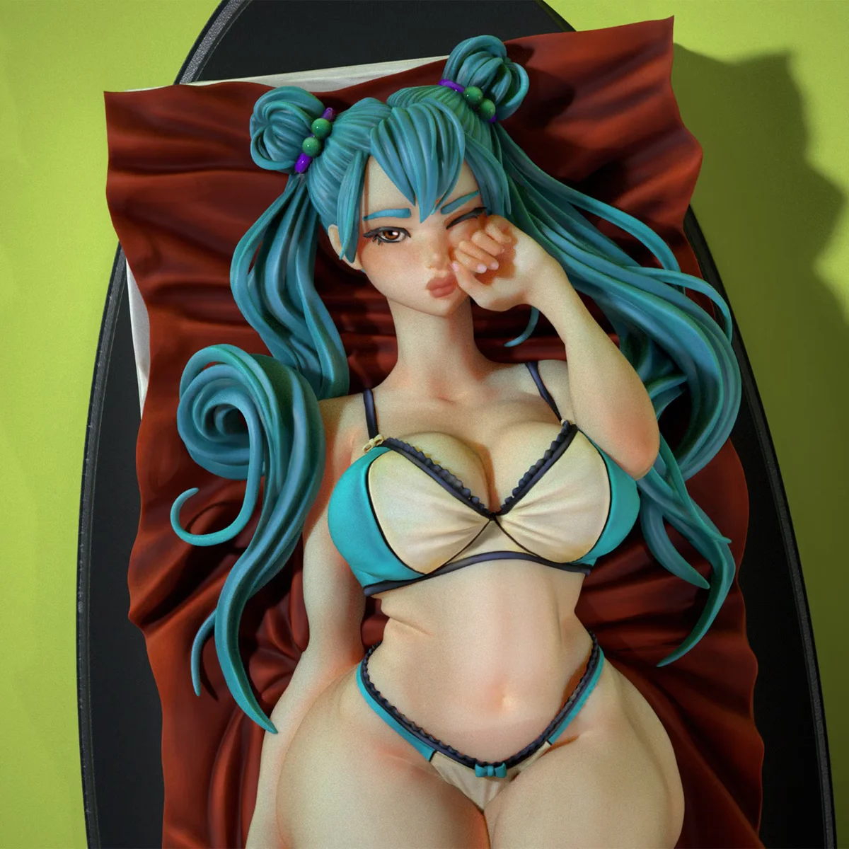 Laxie - Waifumon | Fan Art | 3D Printed Resin Model Garage Kit | *Un-Painted* | SiryllArt 3