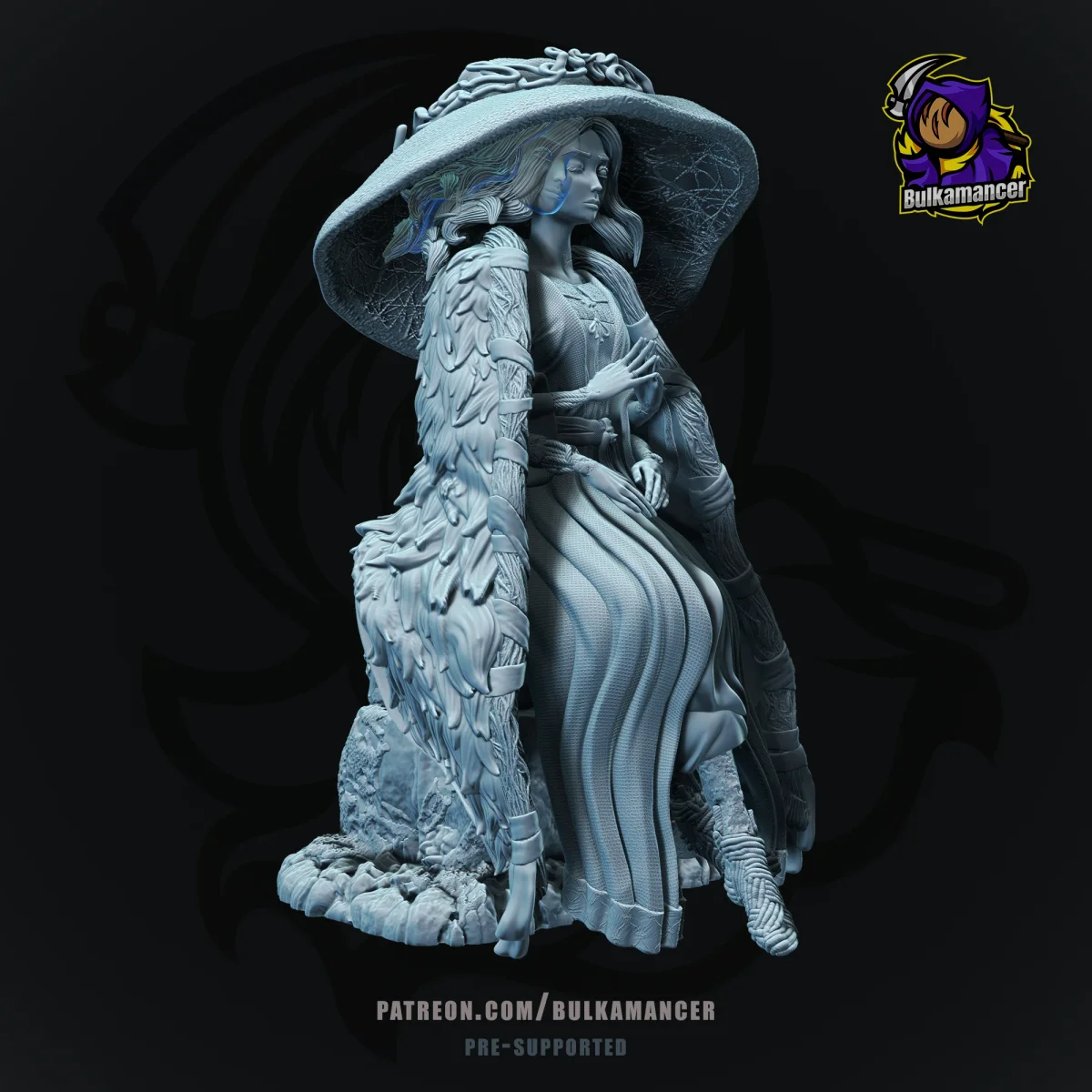Ranni the Witch | Fan Art | 3D Printed Resin Model Garage Kit | *Un-Painted* | Bulkamancer 4