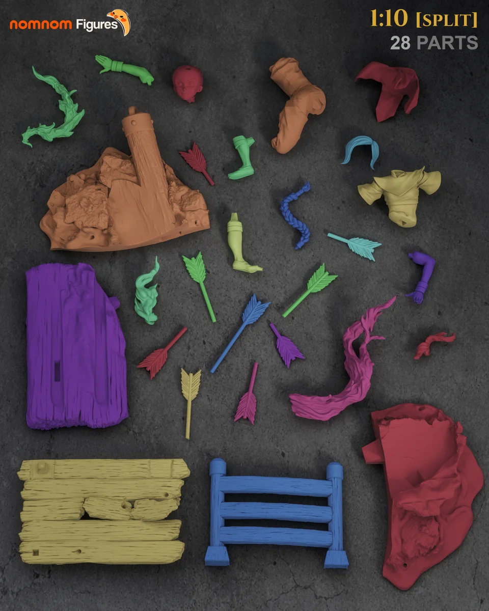 Ty Lee | Fan Art | 3D Printed Resin Model Garage Kit | *Un-Painted* | Nomnom 9